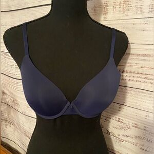 Navy underwire bra